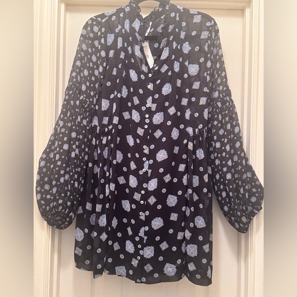 NWT Free People Long Sleeve Dress/Tunic Size Small - Picture 1 of 9